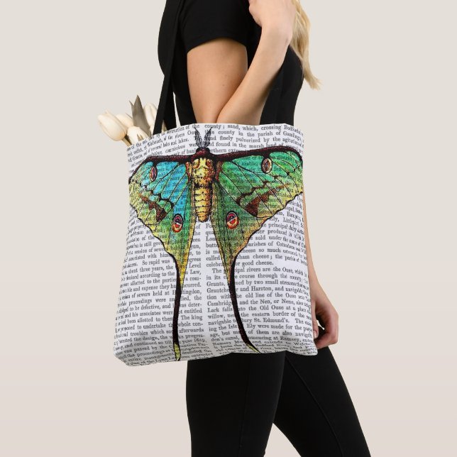 Bolsa Tote Borboleta vibrante (Close Up)