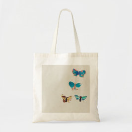 Bolsa Tote Borboletas azuis de safena. Odilon Redon