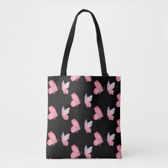 Bolsa Tote Borboletas Casais  (Frente)