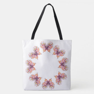 Bolsa Tote Borboletas de Estilos Clássicos