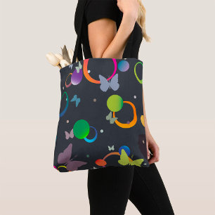 Bolsa Tote Borboletas E Bolhas