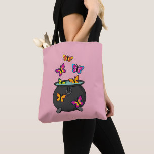 Bolsa Tote Borboletas mágicas de caldeirão