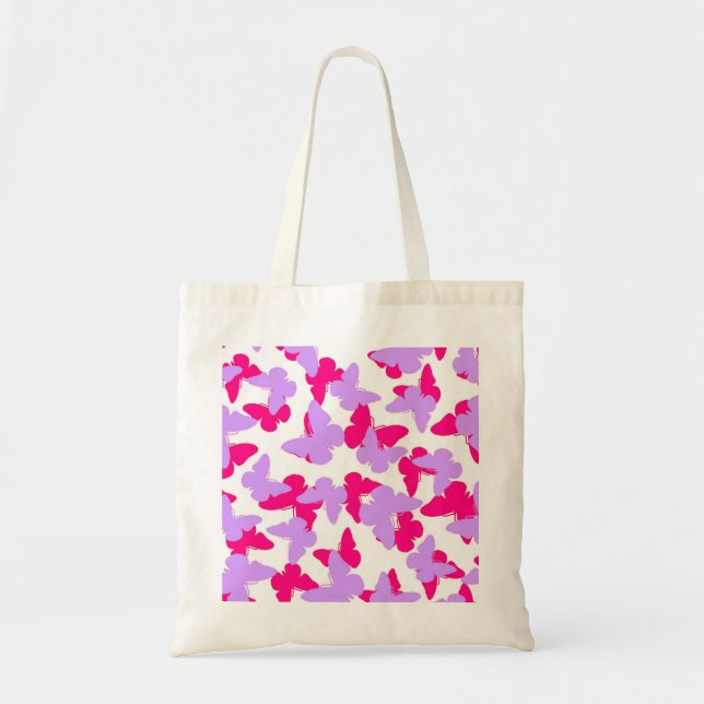 Bolsa Tote Borboletas mergulhadas (Frente)