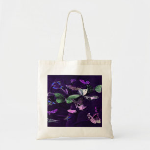 Bolsa Tote Borboletas no roxo