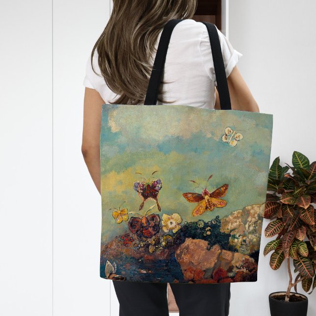 Bolsa Tote Borboletas | Odilon Redon (Criador carregado)