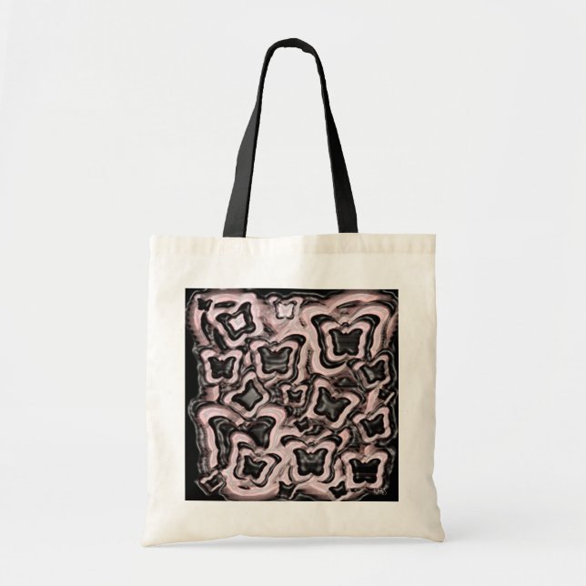 Bolsa Tote Borboletas rosa W Bag (Frente)