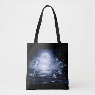 Bolsa Tote Borboletas Voo Noturno Saco