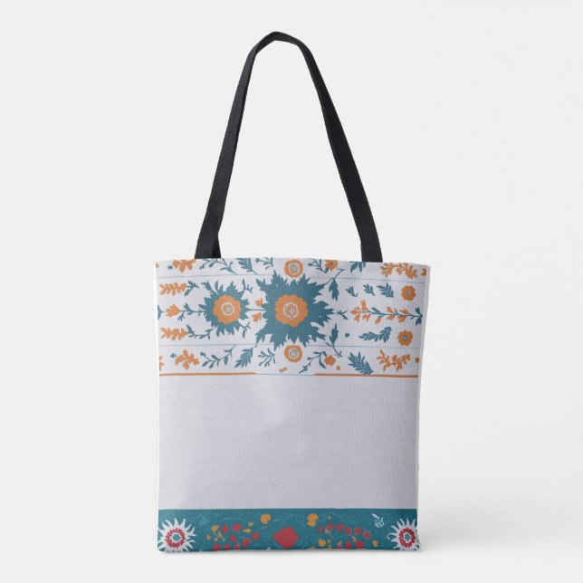 Bolsa Tote Borda Floral (Verso)
