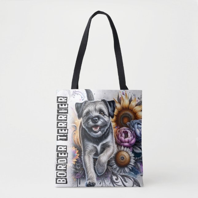 Bolsa Tote Borda Terrier (Frente)