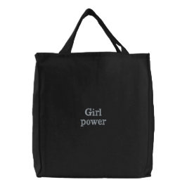 Bolsa Tote Bordada poder feminino