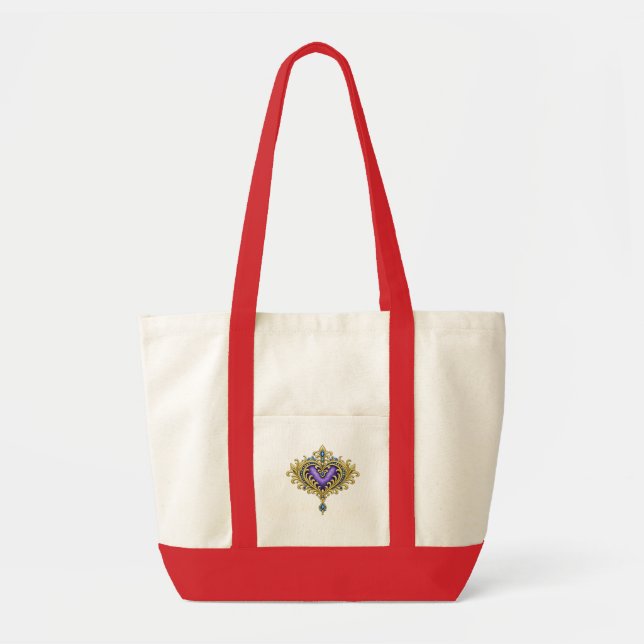 Bolsa Tote Bordado Tradicional Marroquino Fassi | Mo Elegante (Frente)