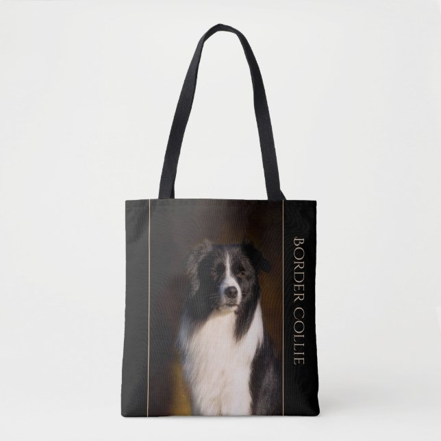 Bolsa Tote Border collie (Frente)