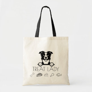 Bolsa Tote Border Collie "Treat Lady"