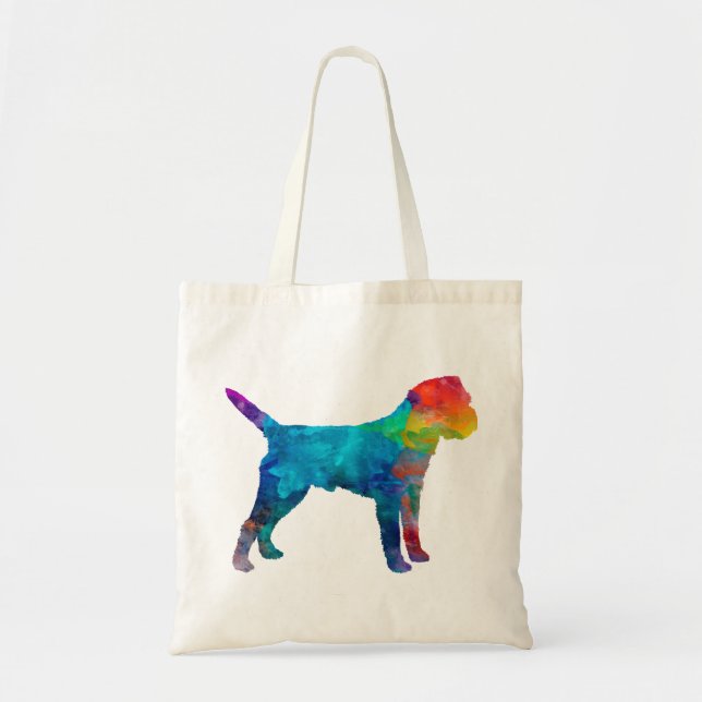 Bolsa Tote Border Terrier in watercolor (Frente)