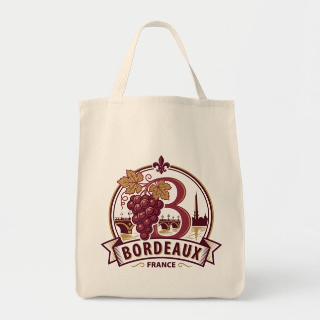 Bolsa Tote Bordéus França (Frente)