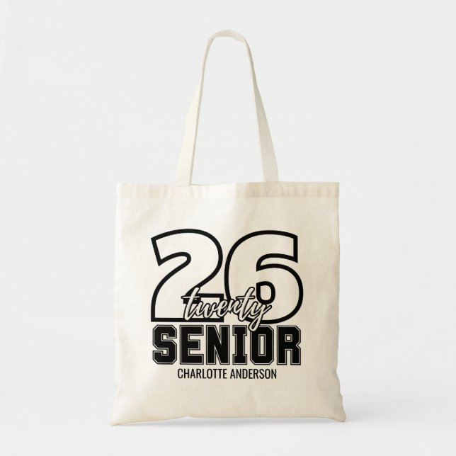 Bolsa Tote Borla de Diploma (Frente)