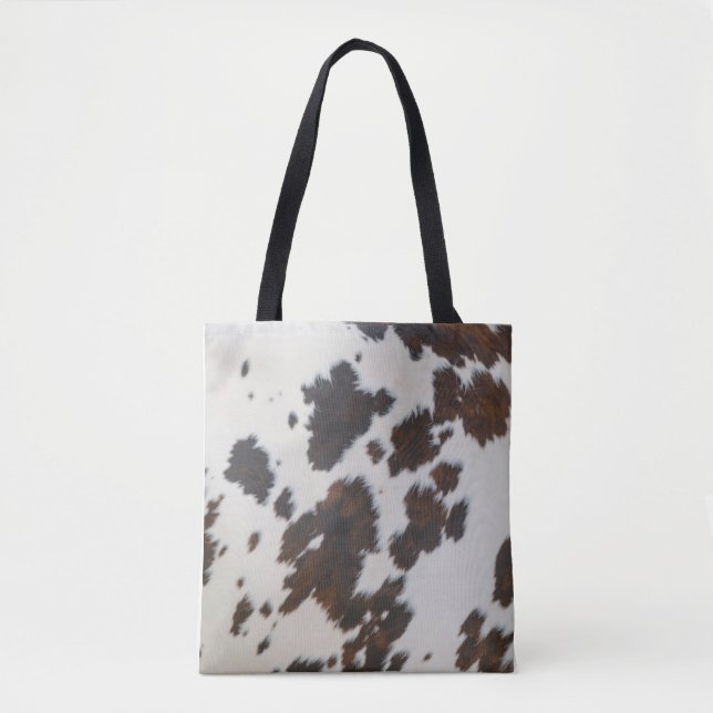 Bolsa Tote Borracha Preta da Rainha (Frente)