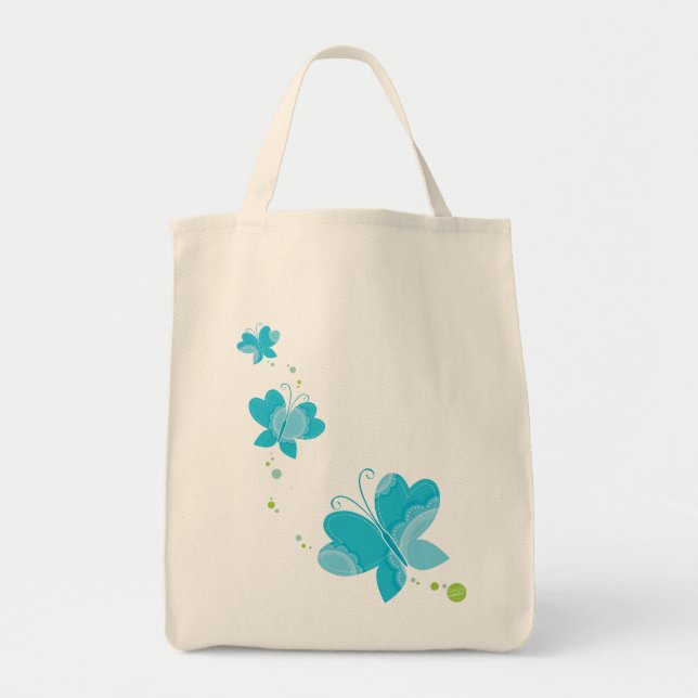 Bolsa Tote BORRACHAS FLUTTERBY: séries de três 2 (Frente)