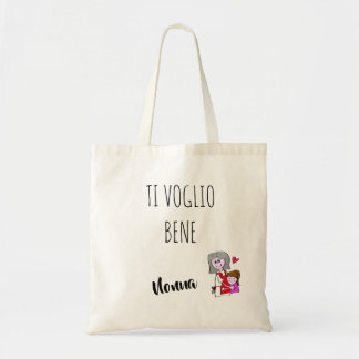 Bolsa Tote Borsa Ti voglio bene Nonna - femminuccia Tote Bag
