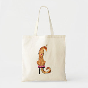 Bolsa Tote Borzoi Princesas Vermelho e Dourado