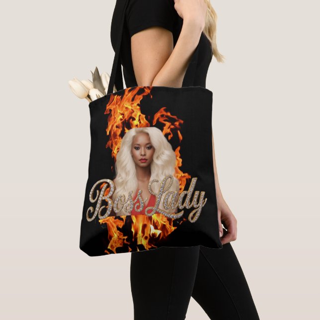 Bolsa Tote Boss Lady Estampa Total (Close Up)