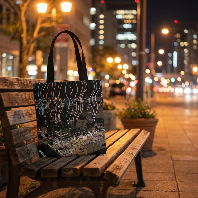 Bolsa Tote Boston City Lights (Criador carregado)