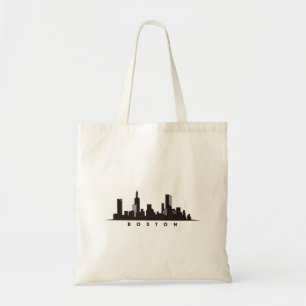 Bolsa Tote Boston City Skyline, linha do horizonte de boston