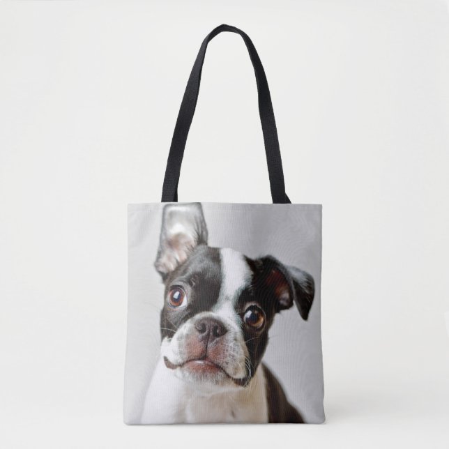 Bolsa Tote Boston Terrier (Frente)