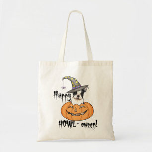 Bolsa Tote Boston Terrier Halloween