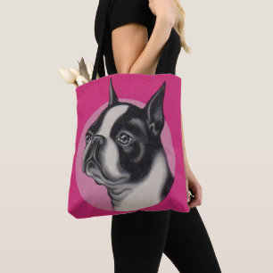 Bolsa Tote Boston terrier impressão