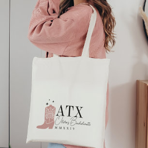 Bolsa Tote Bota de Cowboy Personalizada Austin Despedida de S