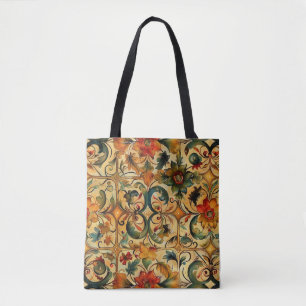 Bolsa Tote Botânica de idade do ouro