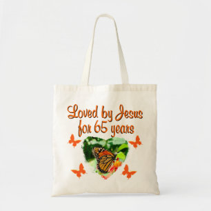 BOLSA TOTE BOTÃO DE 65 ANOS
