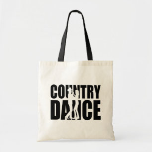 Bolsa Tote Botas de Cowboy Dança em Linha Música Country