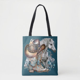 Bolsa Tote Botas de cowboy de cowboy de cowboy de cowboy que