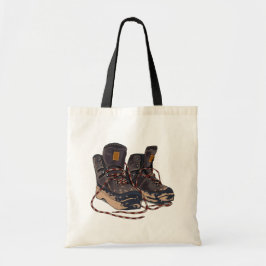 Bolsa Tote Botas de Trilha Enlameadas Gráfico Aventura ao Ar 