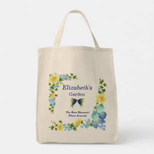 Bolsa Tote Botões Amarelos e Tote Azul Íris