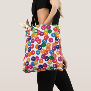Bolsa Tote Botões de cor básica