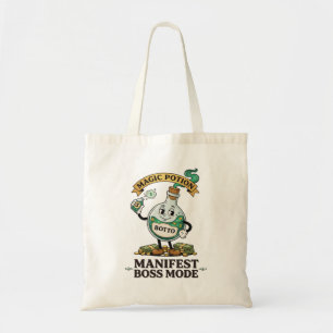 Bolsa Tote Botto Manifest Modo Chefe Cartoon Retro dos Anos 1