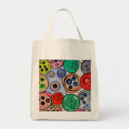 Bolsa Tote Botton Art