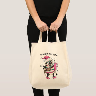 Bolsa Tote Bougie Fir Life, Árvore de Natal Boujee, Presente