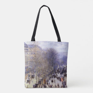 Bolsa Tote Boulevard des Capucines, por Claude Monet, Belas A