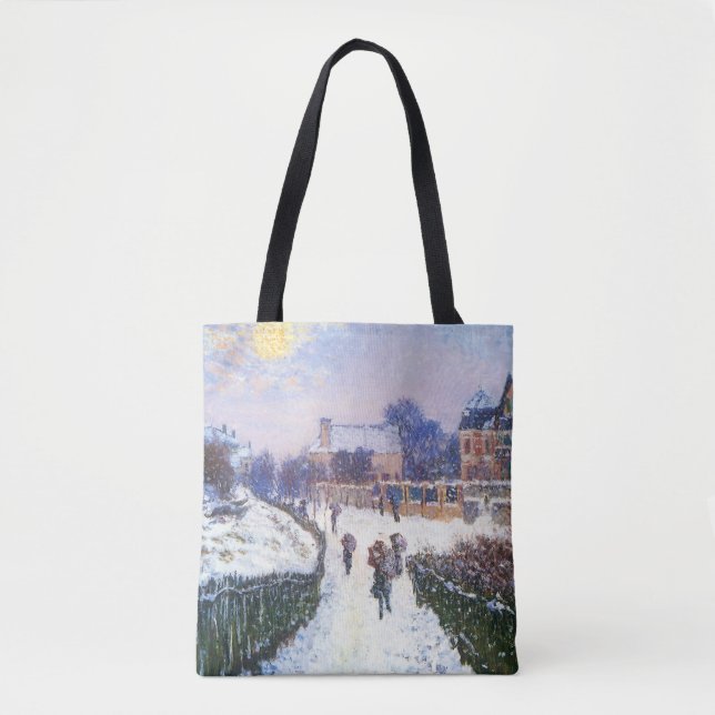 Bolsa Tote Boulevard Saint Denis Argenteuil de Claude Monet (Frente)