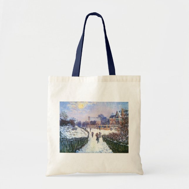 Bolsa Tote Boulevard Santo Denis Argenteuil por Claude Monet (Frente)