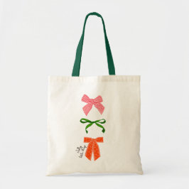 Bolsa Tote Bow Jolly Little Things Christmas 