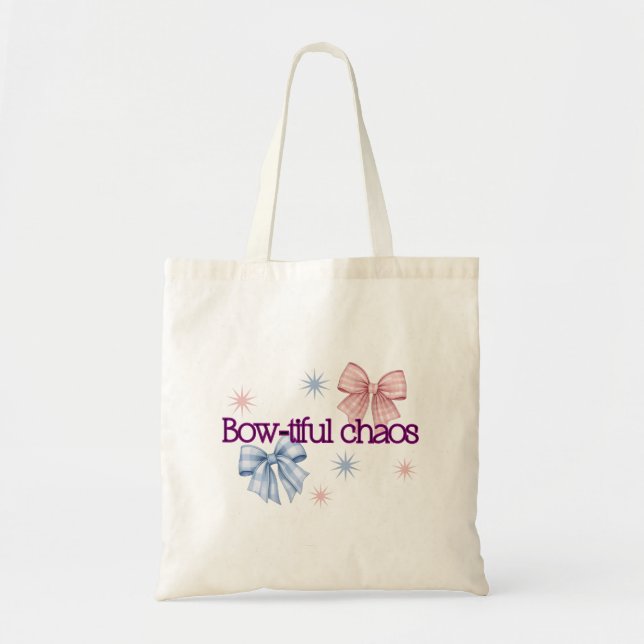 Bolsa Tote Bow-tiful Chaos (Frente)