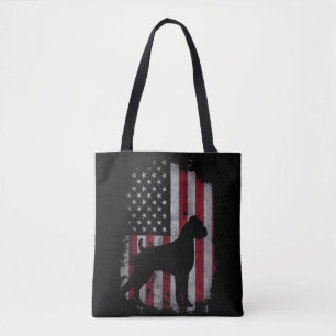 Bolsa Tote Boxeiro Americano Cachorro Animal Dog Breeder Pupp