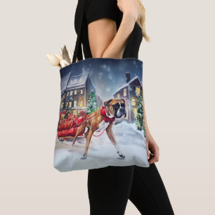 Bolsa Tote Boxer Christmas Fesason Season