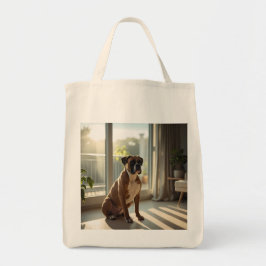 Bolsa Tote Boxer Elegant Grocery Tote Bag