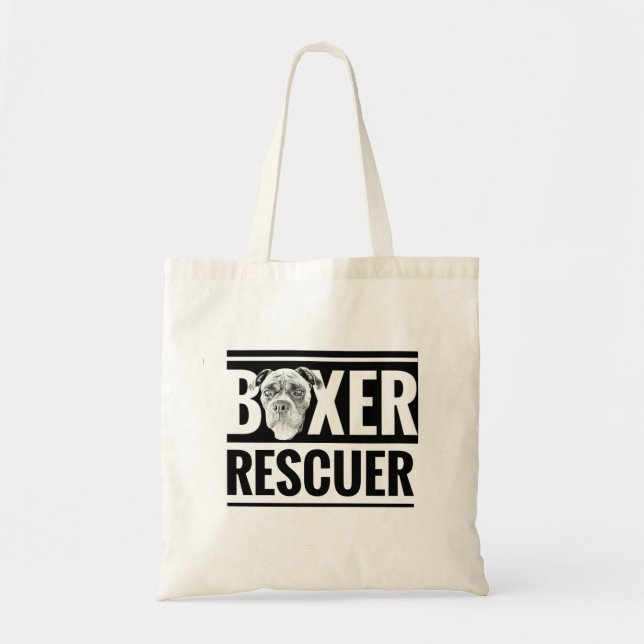Bolsa Tote Boxer Rescuer (Frente)